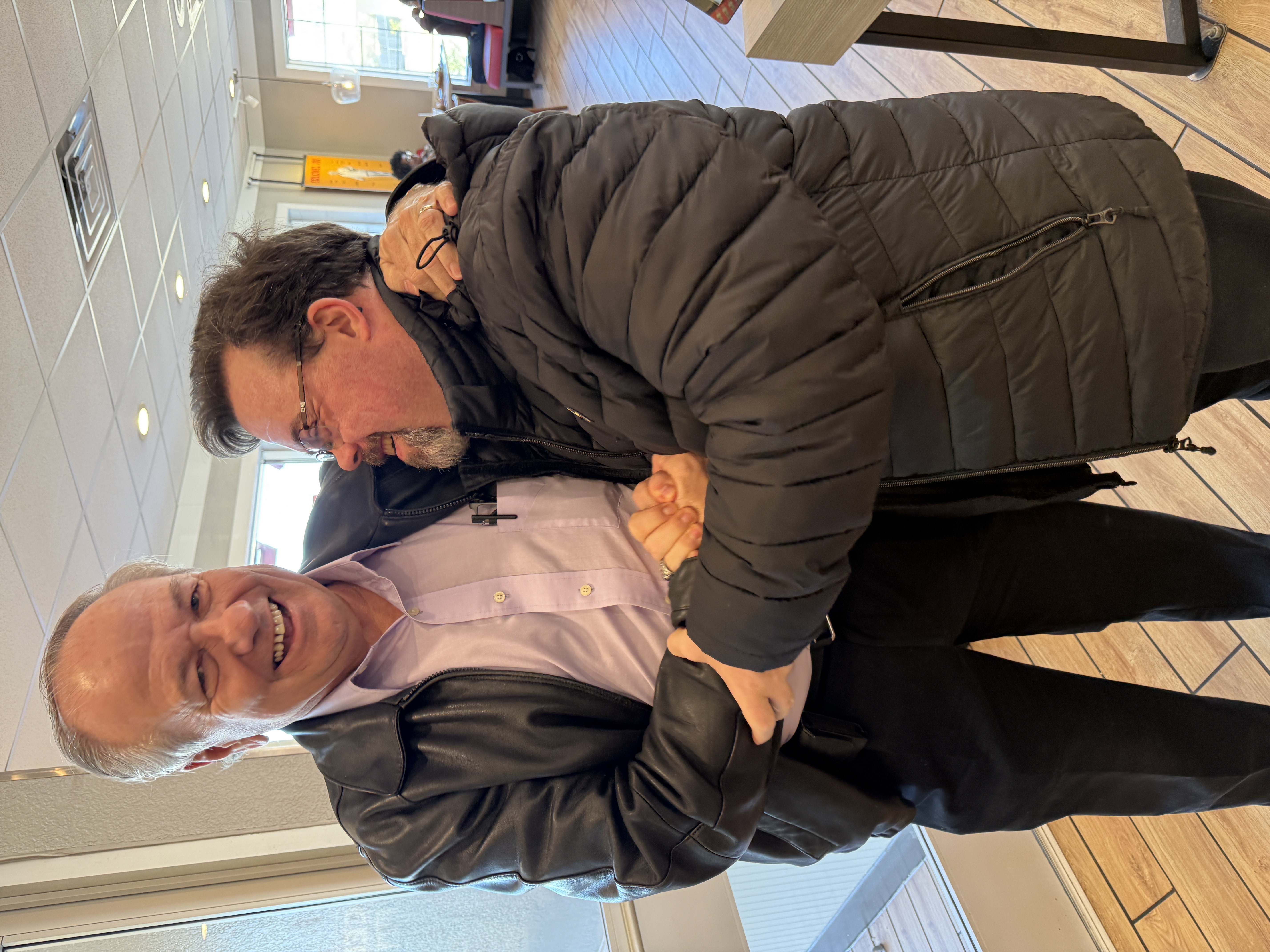 Stacy Richards meeting readers and signing copies of Echoes of the Storm